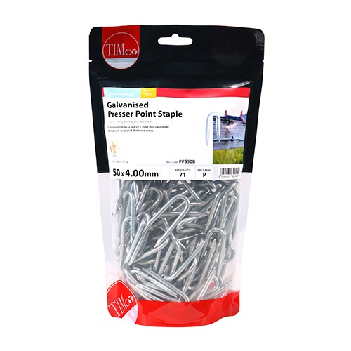 Timco Presser Point Staples - Galvanised (kg)