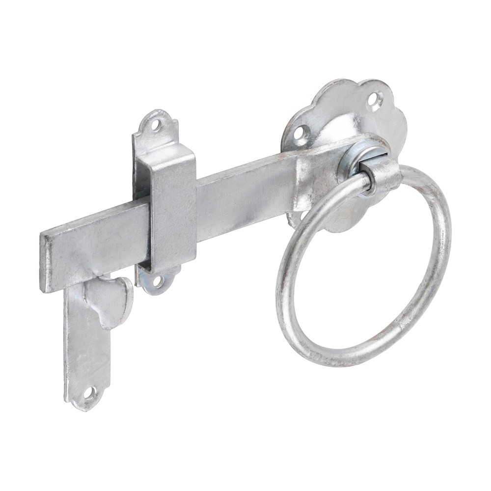 Timco Ring Gate Latch - Plain - Hot Dipped Galvanised