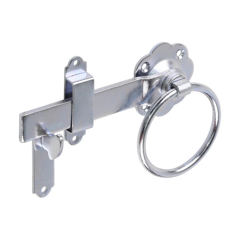 Timco Ring Gate Latch - Plain - Zinc