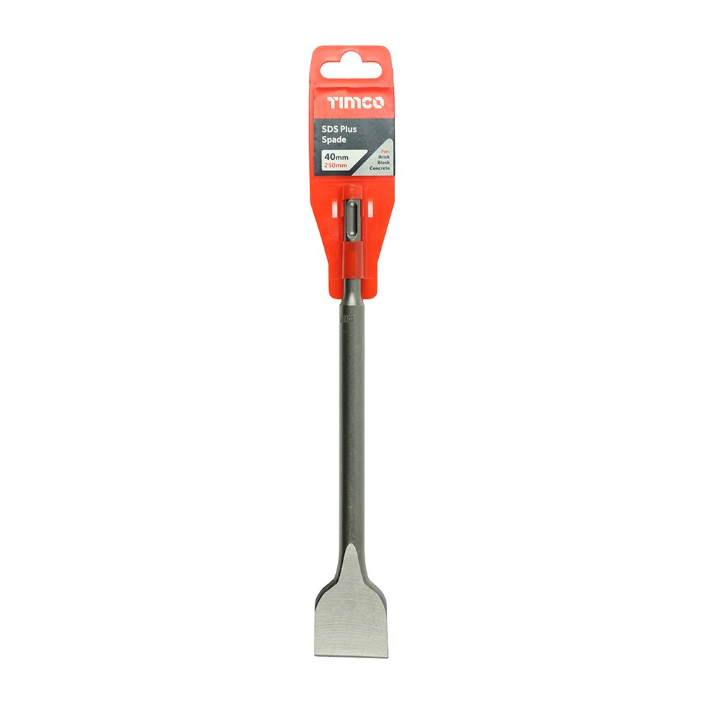 Timco SDS Plus Steel Spade 40 x 250mm