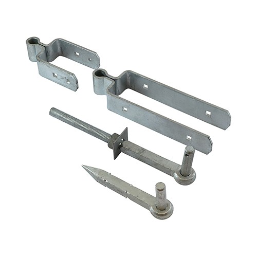 Timco Standard Double Strap Hinge Set - Hot Dipped Galvanised