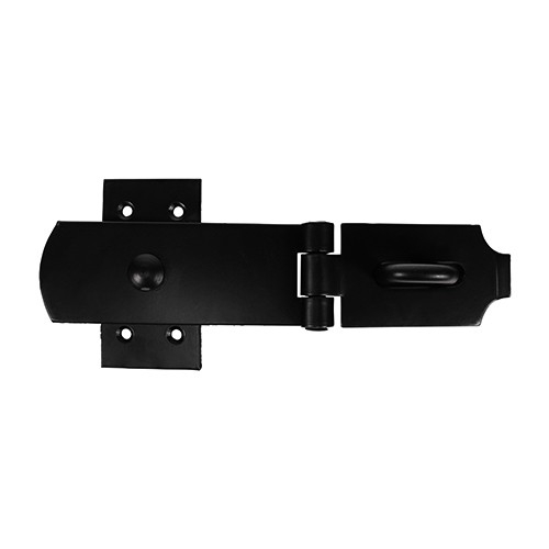 Timco Swivel Pattern Hasp & Staple - Heavy Duty - Black