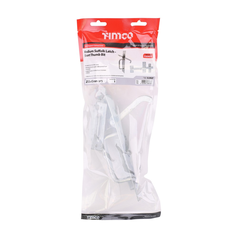 Timco Suffolk Latch - Medium Duty - Hot Dipped Galvanised