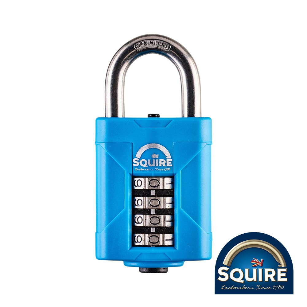 Timco Combination Padlock - Stainless Steel Open Shackle - CP50S