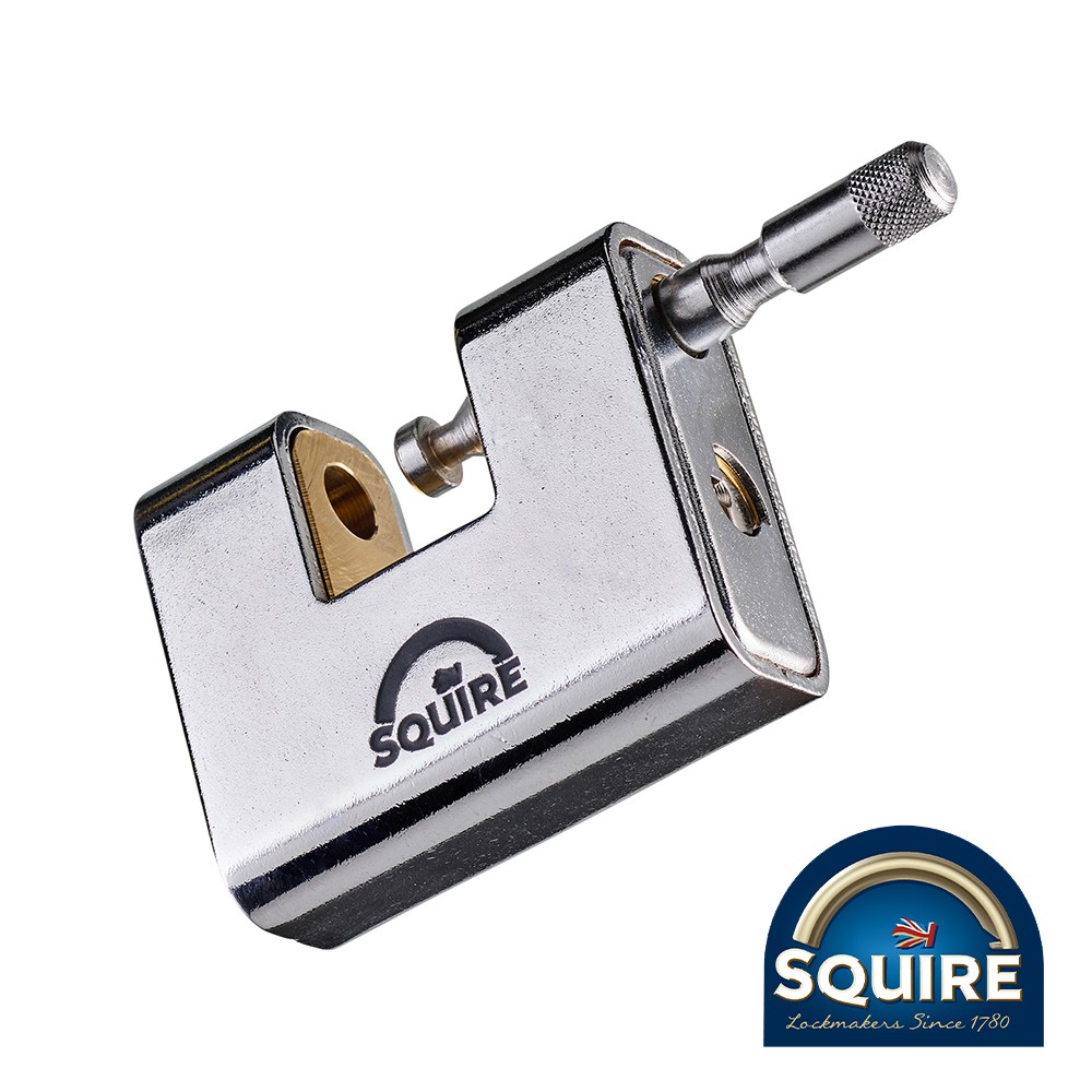 Timco Armoured Brass Block Lock - ASWL2