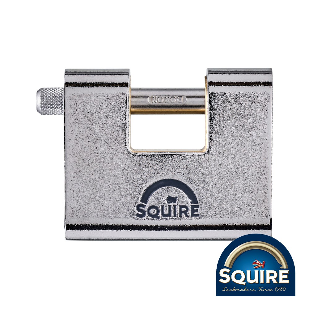 Timco Armoured Brass Block Lock - ASWL2