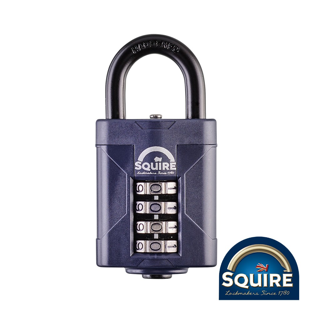 Timco Combination Padlock - Steel Open Shackle