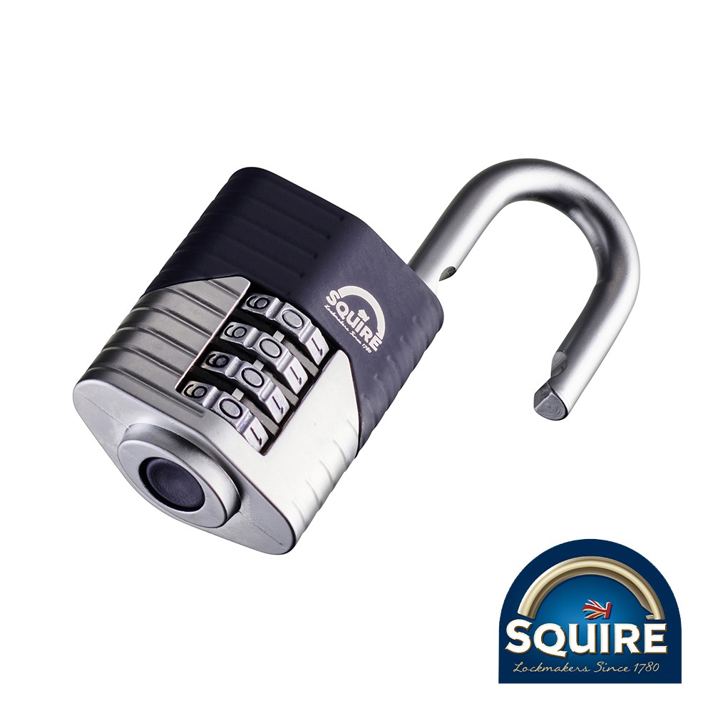 Timco Vulcan Combination Padlock - Boron Open Shackle