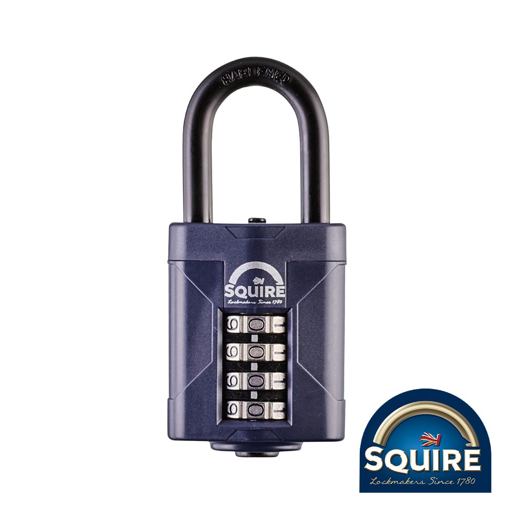 Timco Combination Padlock - Steel Long Shackle
