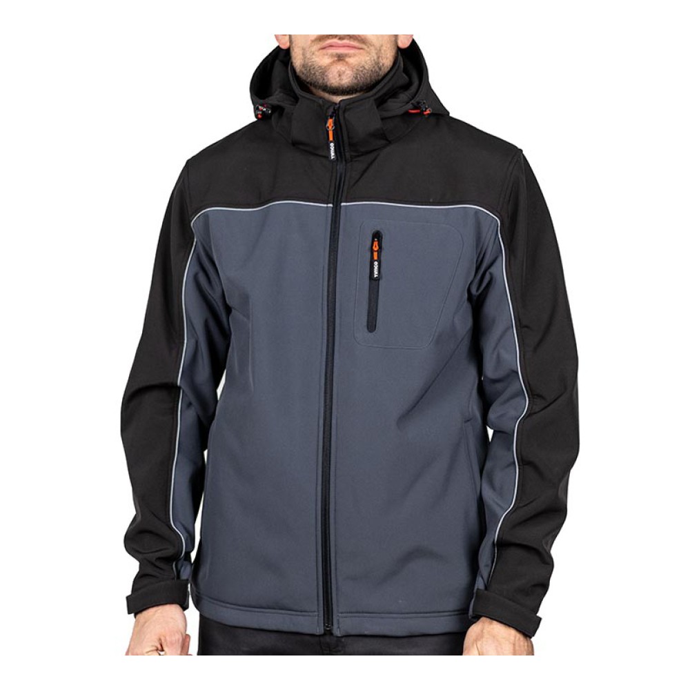 Timco Softshell Jacket - Grey/Black