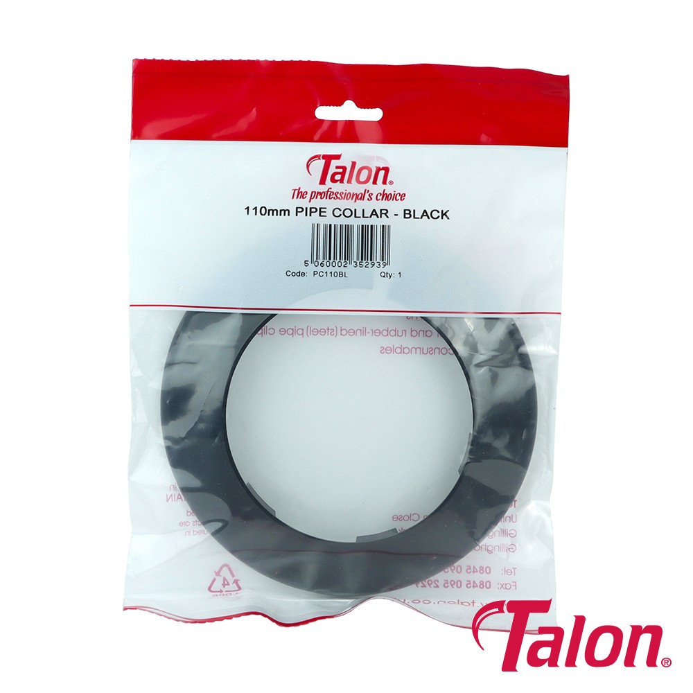 Timco Pipe Collar 110mm - Black