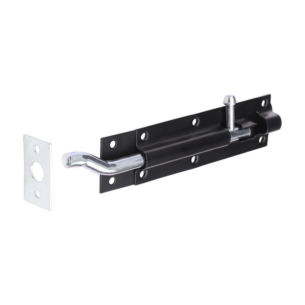 Timco Necked Tower Bolt - Black