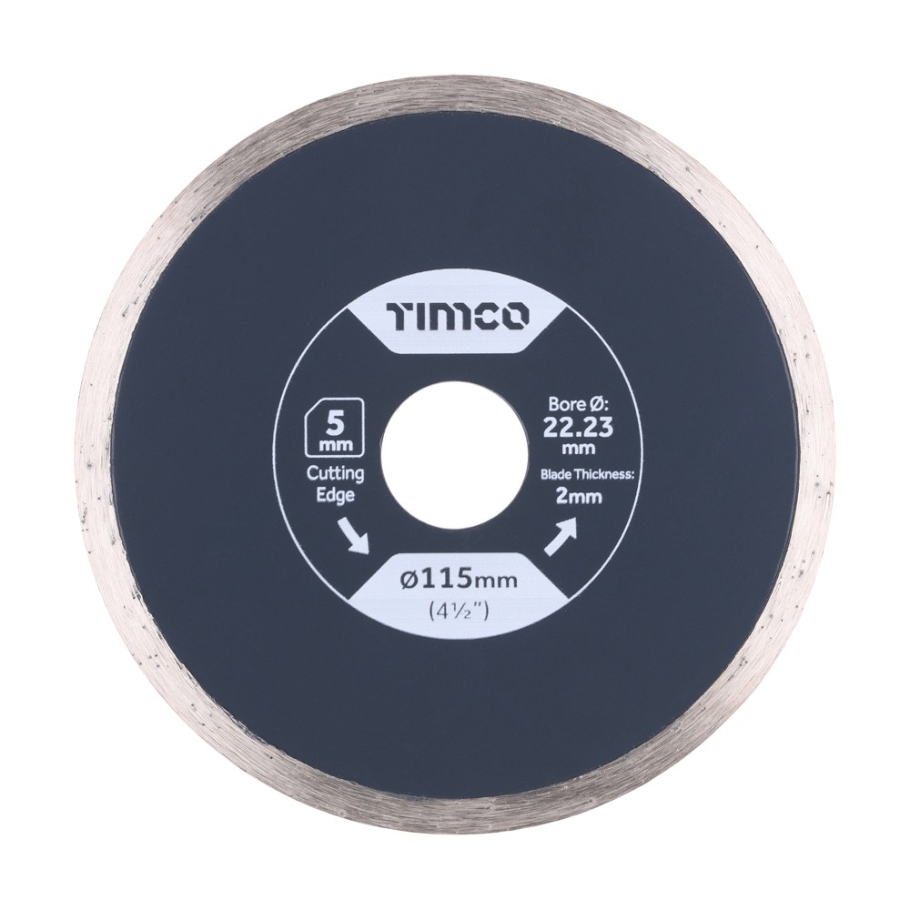 Timco General Purpose Tile & Ceramic Diamond Blade - Continuous
