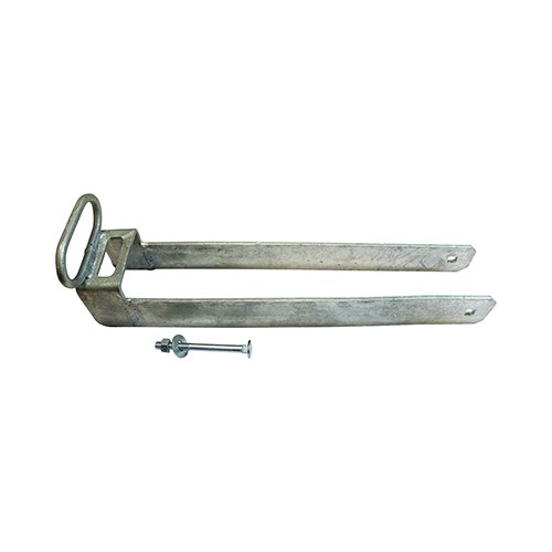 Timco Throw-Over Gate Loop With Lifting Handle - Hot Dipped Galvanised