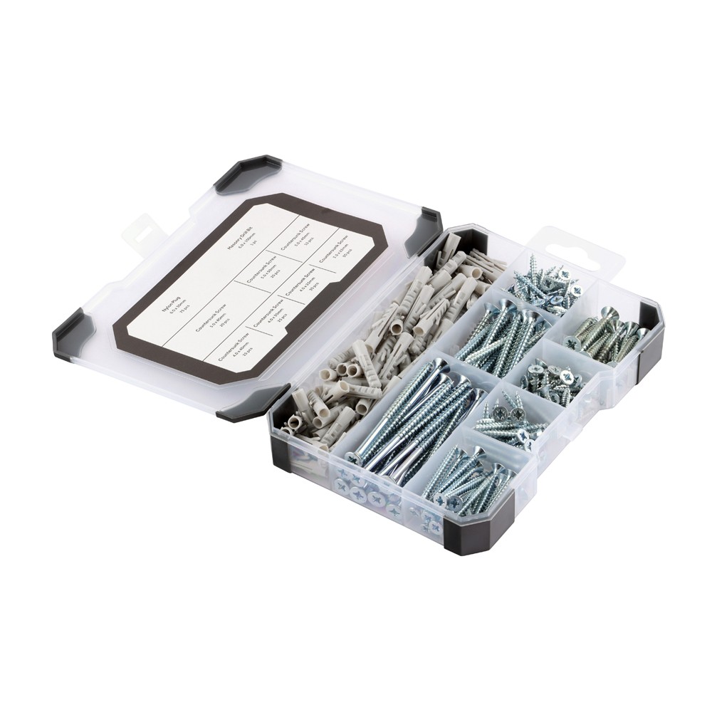 Timco Mixed Tray 251pc Screws Plug & Drill Bit - Zinc