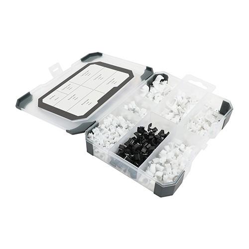 Timco Mixed Tray 290pc Cable Clips