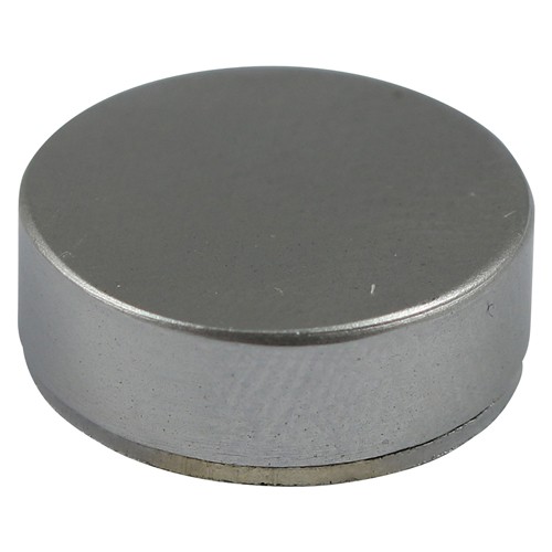 Timco Threaded Screw Caps - Solid Brass - Satin Chrome