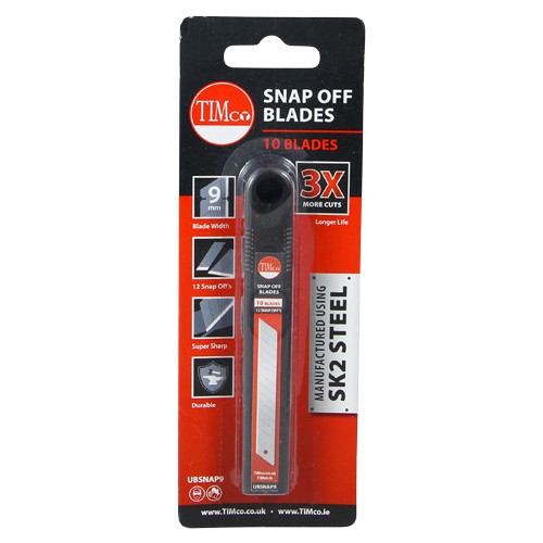 Timco Snap Off Utility Knife Blades