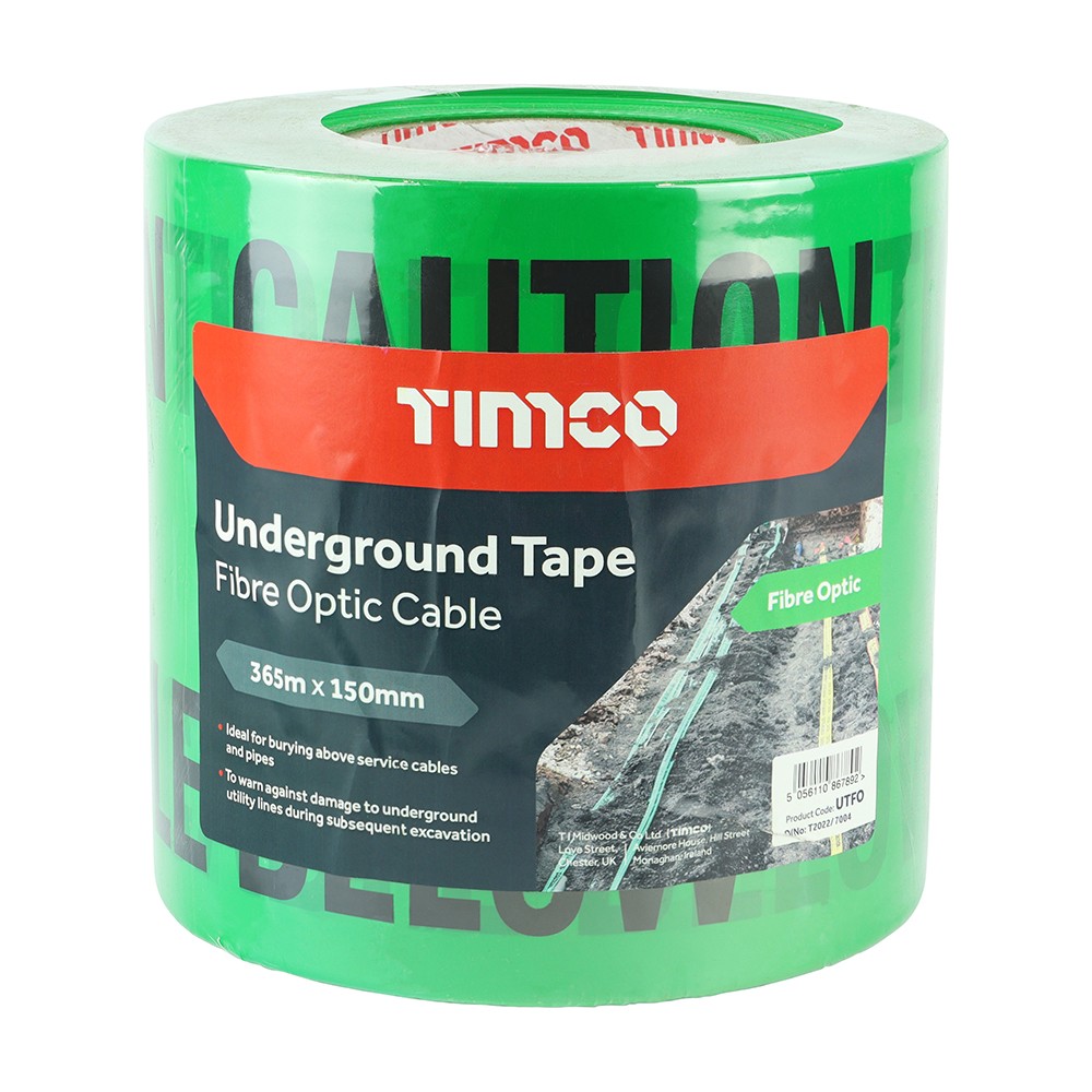 Timco Underground Tape 365m x 150 - Fibre Optic Cable