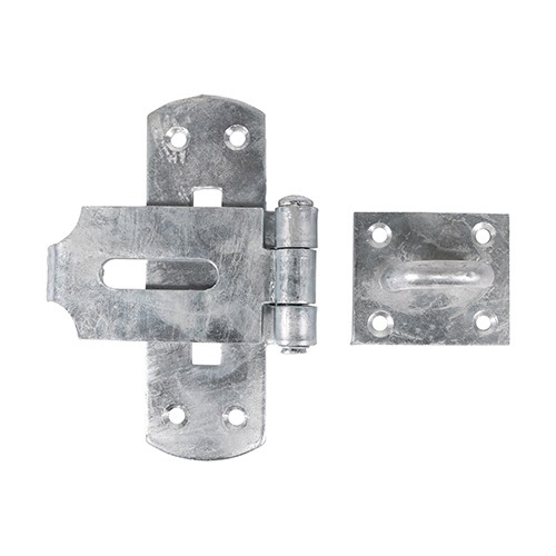 Timco Vertical Pattern Bolt On Hasp & Staple - Heavy Duty - Hot Dipped Galvanised