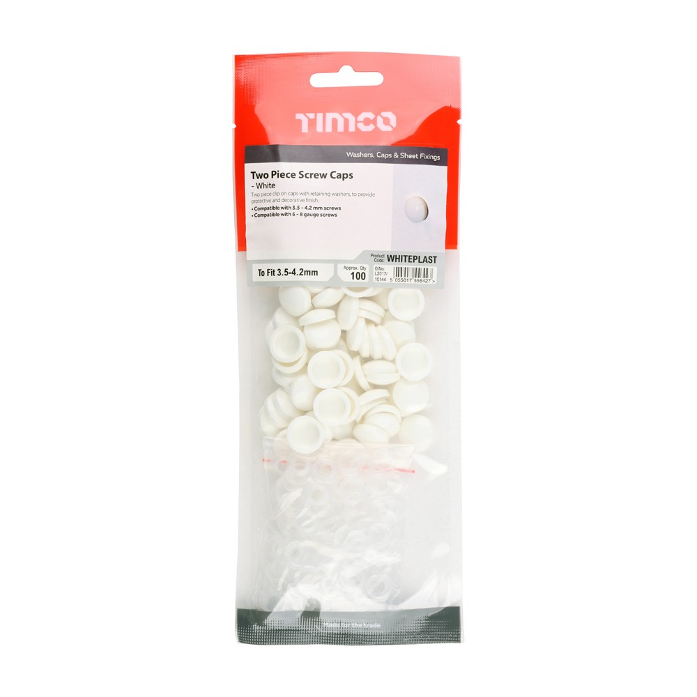 Timco Two Piece Screw Caps - Colours