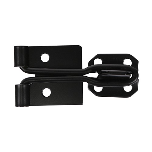 Timco Wire Pattern Hasp & Staple - Black