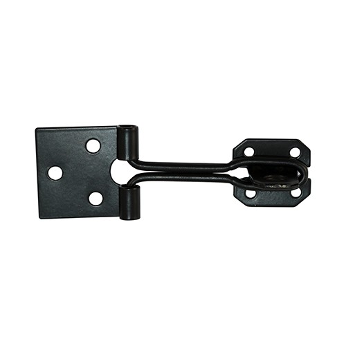 Timco Wire Pattern Hasp & Staple - Black