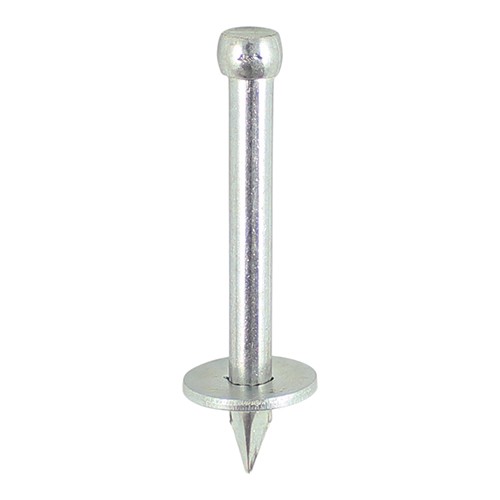 Timco Masonry Nails Washered - Zinc