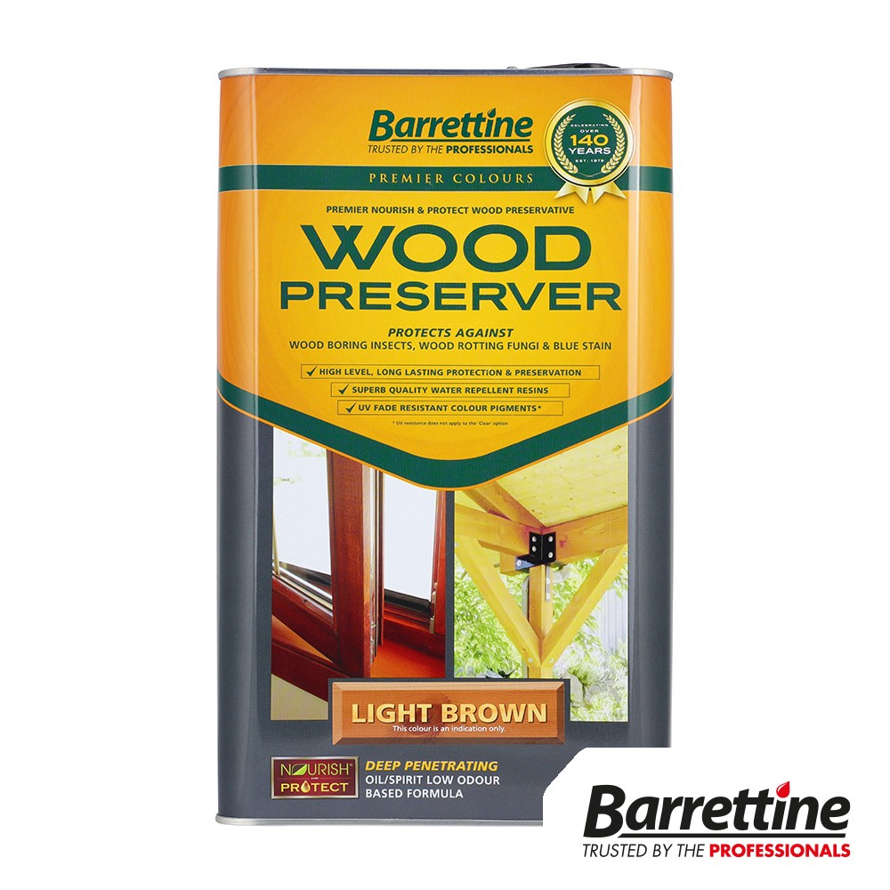 Timco Wood Preserver 5L - Light Brown
