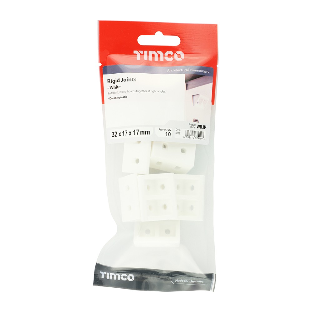 Timco Rigid Joints - White