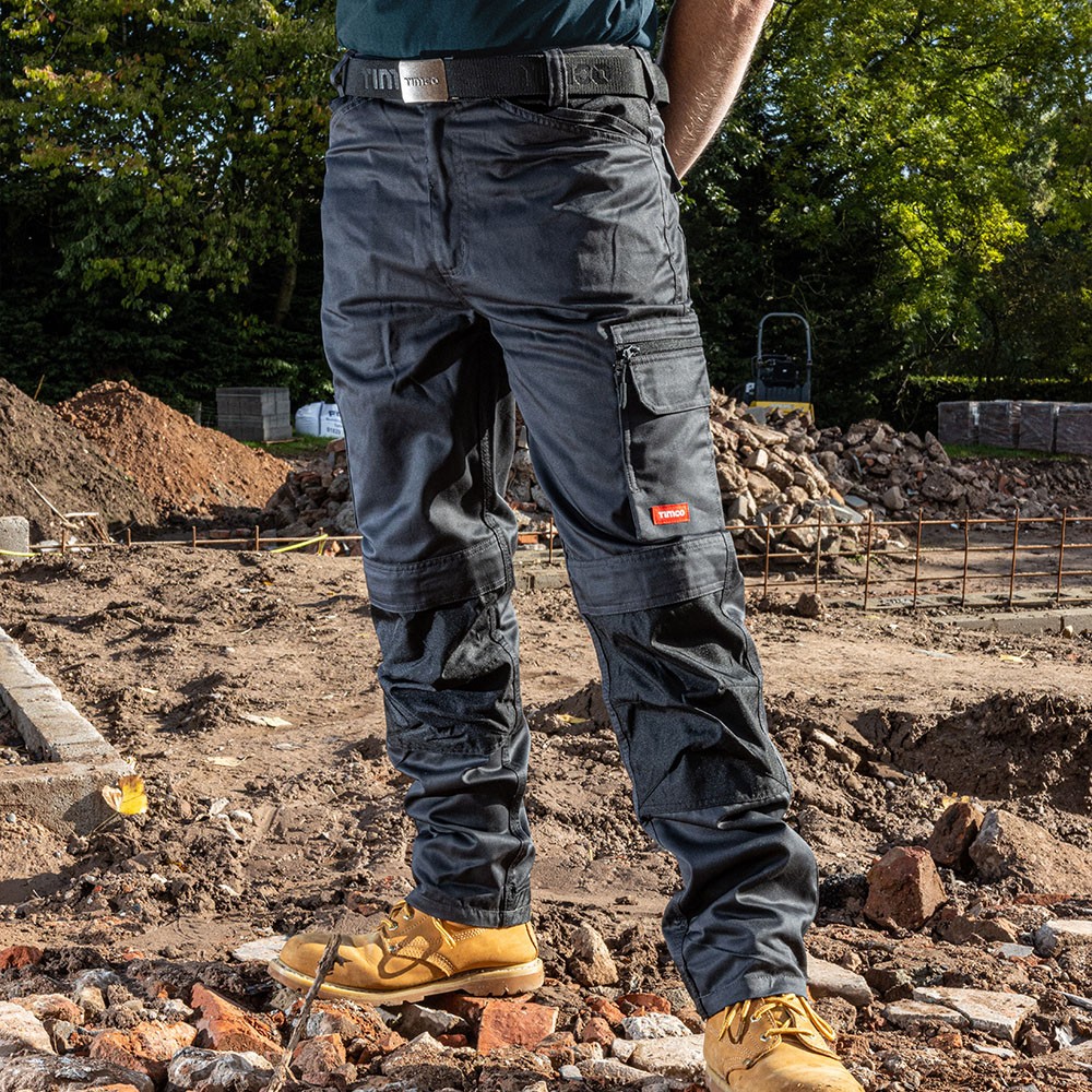 Timco Workman Trousers - Grey/Black