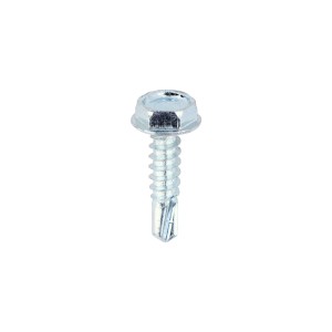 Timco Metal Construction Light Section Screws - Hex - Self-Drilling - Zinc