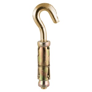 Timco Forged Hooks with Shield Anchors - Yellow