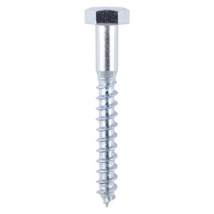Timco Coach Screws Hex - Zinc