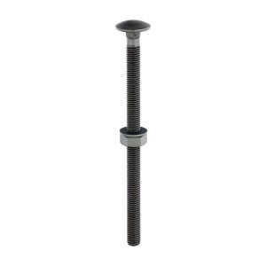 Timco Carriage Bolts Hex Nuts & Form A Washers Dome - Green
