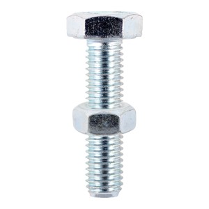 Timco Set Screws & Hex Nuts - Grade 8.8 - Zinc