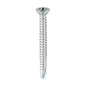 Timco Window Fabrication Self Drilling & Tapping Screws Countersunk Phillips - Zinc