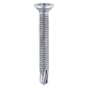 Timco Window Fabrication Self Drilling Screws Countersunk Phillips - Zinc