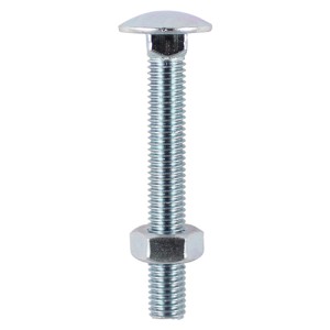 Timco Carriage Bolts & Hex Nuts M16 - Zinc