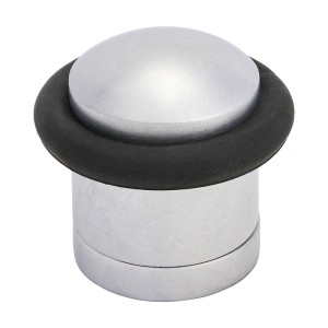 Timco Cylinder Door Stop - Satin Chrome