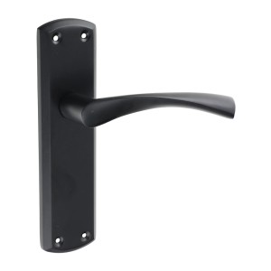 Timco Zeta Latch Handles - Matt Black