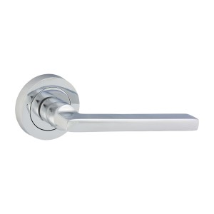 Timco Radmore Lever On Rose Handles - Polished Chrome