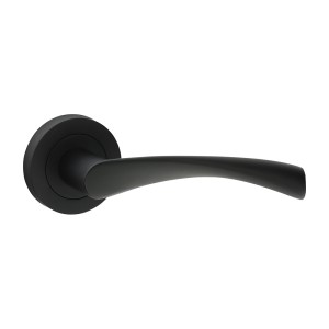 Timco Edleston Lever On Rose Handles - Matt Black
