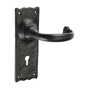 Timco Traditional Lever Lock Handles - Antique Black