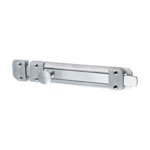 Timco Contract Flat Section Bolt - Satin Chrome