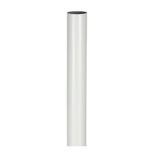 Timco Wardrobe Rail - Round - White