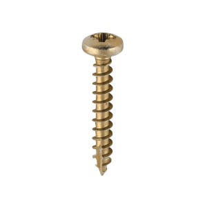 Timco Classic Multi-Purpose Woodscrews Pan Head - Yellow