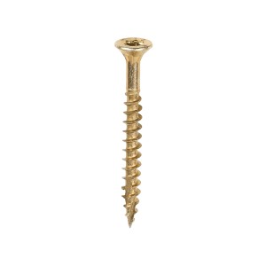 Timco C2 Clamp-Fix 4mm Double Countersunk Woodscrews Torx - Yellow