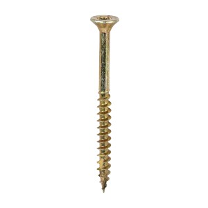 Timco C2 Clamp-Fix 4 x 50mm Double Countersunk Woodscrews 800 Piece - Yellow