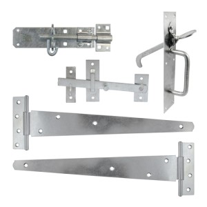 Timco Side Gate Kit - Suffolk Latch - Hot Dipped Galvanised